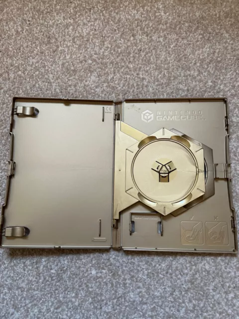 Genuine Official Nintendo GameCube Gold Double-Disc Empty Case WindWaker