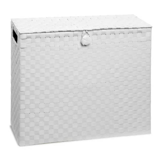 Soporte para rollos de inodoro caja de almacenamiento de baño con mango de inserción polipropileno 9112W