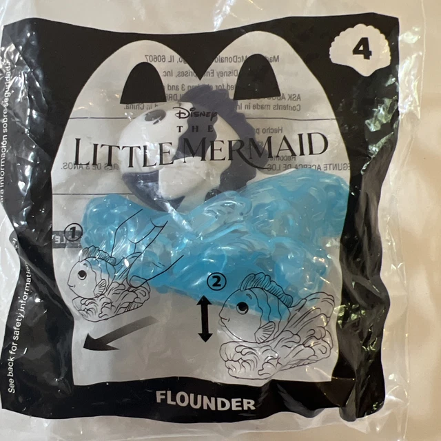 DISNEY THE LITTLE Mermaid Flounder McDonald’s Happy Meal Toy 4 2023 Party Favor 7.99 PicClick