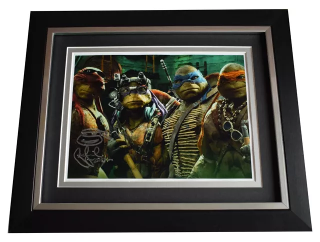 Peter Laird  SIGNED 10x8 FRAMED Photo Autograph Display Ninja Turtles COA