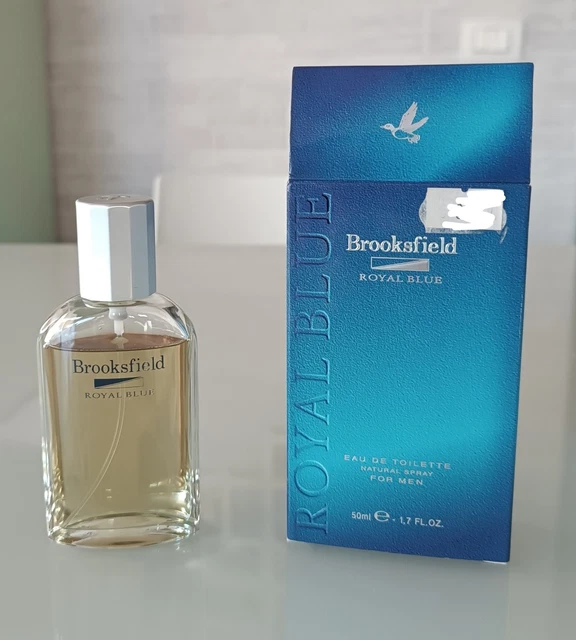 Eau De Toilette BROOKSFIELD Royal Blue Pour Homme - 25 Ml, Rare Et Scellée, Neuf