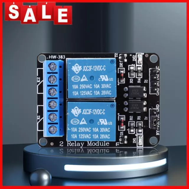 5V 12V 24V Relay Board with Optocoupler Isolation for Arduino DIY (12V 2S)