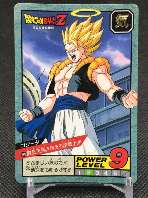 Carte Dragon Ball Super Gogeta Shikishi Bandai Fabriquée Au Japon, état Impeccable