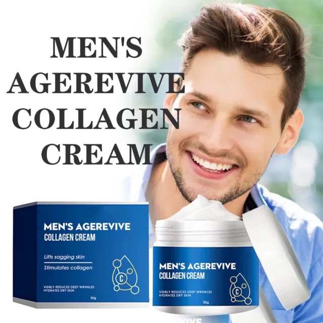 Men's Anti-Aging Collagen Cream Face Anti Wrinkle Hyaluronic Acid Vitamin H