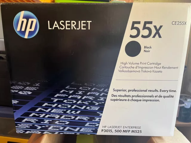 HP 55X Cartouche de Toner Noire - CE255X original neuf