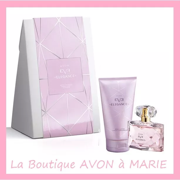 EVE ELEGANCE Eau de parfum + Lait Corps AVON : COFFRET PRET à OFFRIR