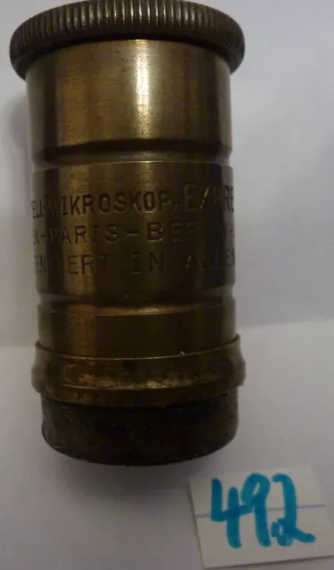 ANTIK Einstell-Mikroskop EXPRESS für Photographie - WIEN-BERLIN; patentiert /492