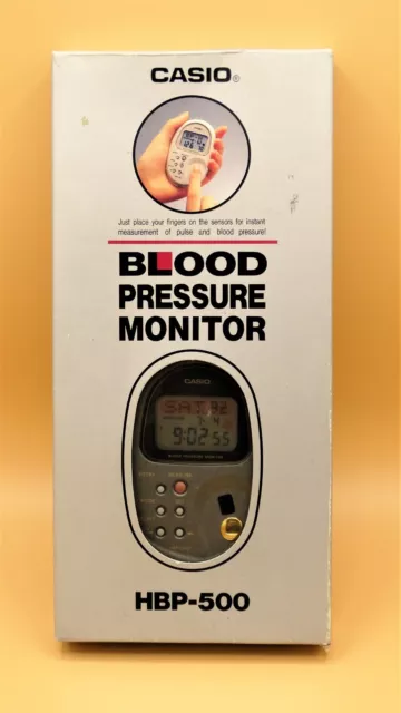 Casio HBP-500 Blood Pressure Monitor, vintage, en estado como nuevo!!!