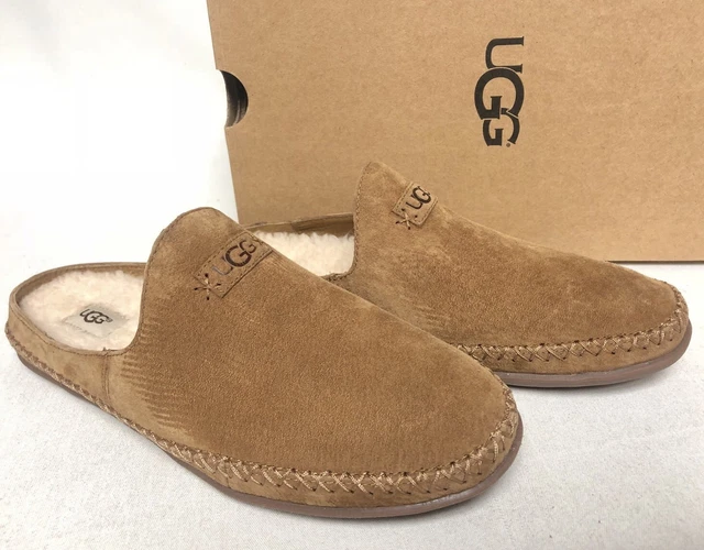 UGG AUSTRALIA TAMARA Chestnut Moccasin Slipper Suede shoes slip