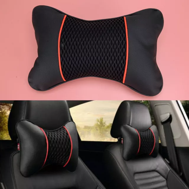 Car Seat Headrest Pad Memory Knitted Pillow Head Neck Rest Support Cushion 1pcs