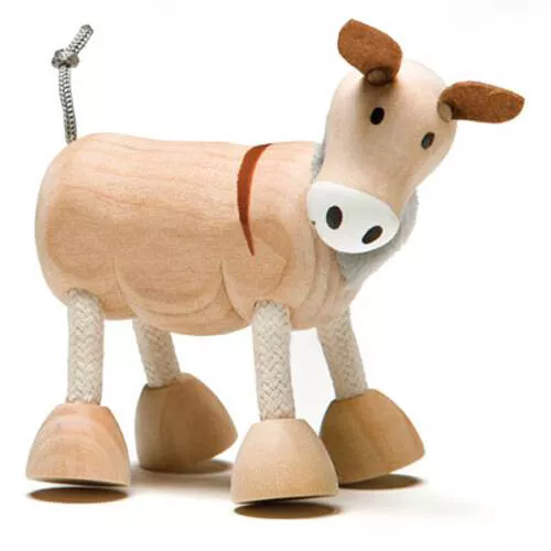 NEW AnamalZ Donkey Poseable Wood Wooden Figure 10cm Preschool Steiner