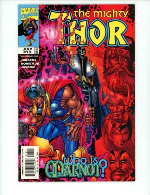 Thor #13 1999 NM- Dan Jurgens John Romita Marvel 2nd Series Comics Marnot