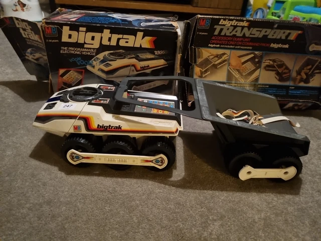 Jouet MB vintage 1979 Véhicule Bigtrack + remorque Bigtrack Transport