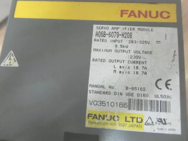 FANUC A06B-6079-H208 FANUC A06B-6079-H208 AC SERVO Amplifier Servo Drive DHL NEW