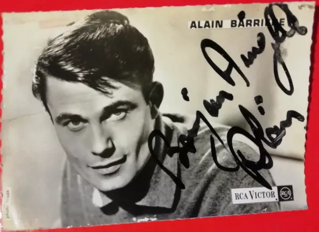 Autographe Alain Barrière