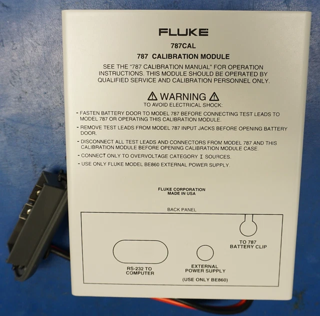 Fluke-787Cal120 Calibration Module