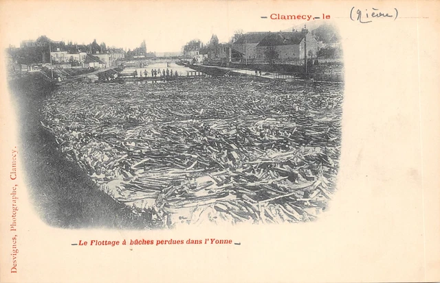 58-Clamecy-Flottage A Buches-N 6010-B/0213