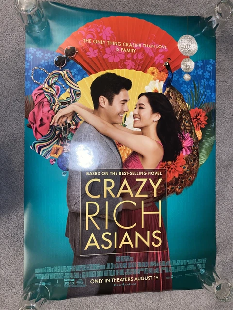 CRAZY RICH ASIANS Original 27" X 40" DS/Rolled Movie Poster - 2018