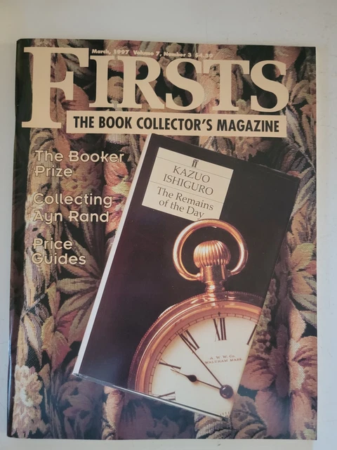 FIRSTS The Book Collector's Magazine March 1997 Volume 7 #3 Booker Prize