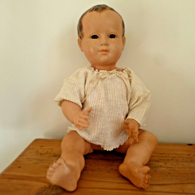 RAVISSANT PETIT BAIGNEUR ANCIEN PETIT COLIN EN CELLULOÏD
