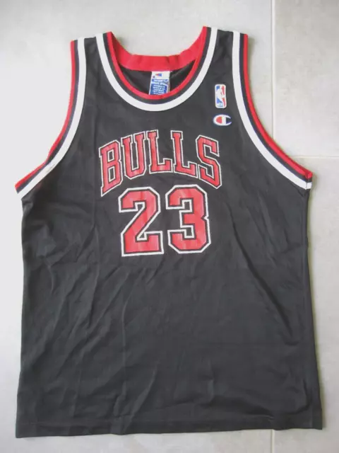 Maillot Basket Bulls Chicago Champion #23 Michael Jordan Vintage Jersey - M