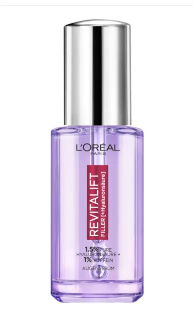 Loreal Paris Revitalift Filler hyaluronsäure - Augenserum mit Koffein 20ml OVP 2