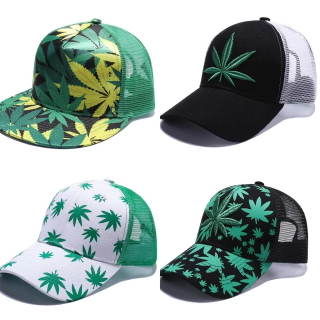 Herbe Camionneur Capuchons, Cannabis Casquette Réglable Hommes & Femmes
