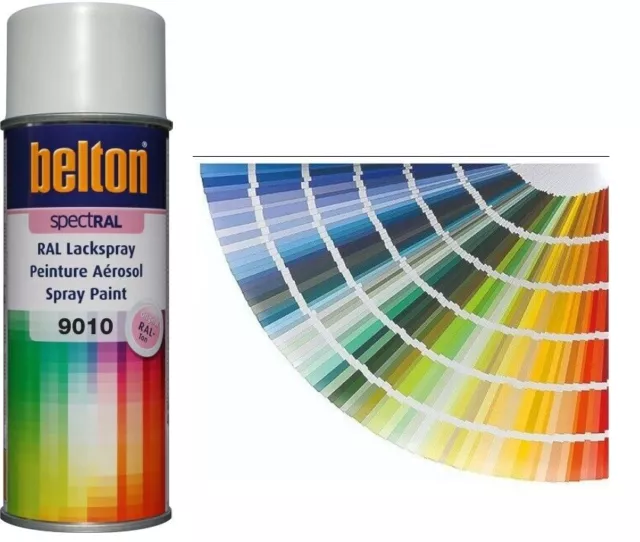 PEINTURE AEROSOL BRILLANT TEINTE RAL BELTON SPECTRAL résistant tous supports