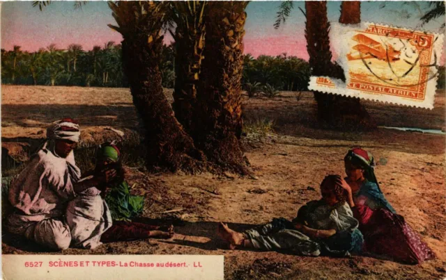 CPA AK LL 6527 Scenes and Types - The Desert Hunt ALGERIA (793569)