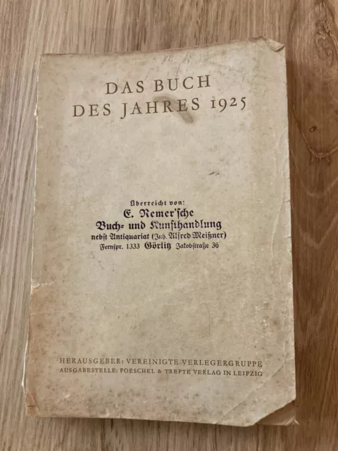 Das Buch des Jahres 1930 herausgegeben von der Vereinigten Verlegergruppe