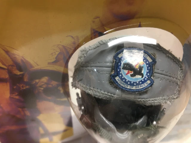 DRAGON SERIES OF FIGHTER PILOT HELMET HGU-55 USAF 331 st SF GREY HELMET