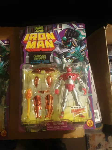 Crimson Dynamo from Iron Man Action Figure Marvel Comics Toybiz 1995