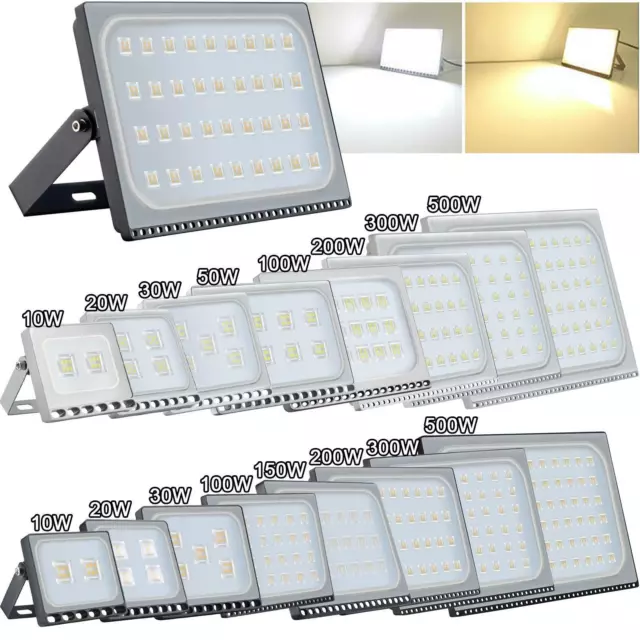 LED Floodlight Security 10W 20W 30W 50W 100Watt Wall Light Outdoor Flood Lights