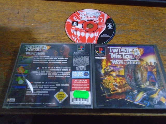 Twisted Metal World Touyr PS1 NO MANUAL Sony Playstation