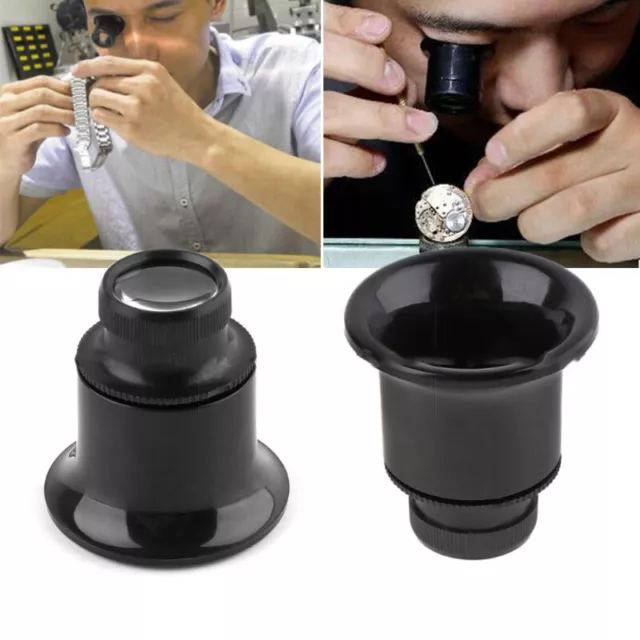 20X Jewelers Eye Loupe Loop Magnifier Magnifying Glass Watchmakers Jewelry To_tu