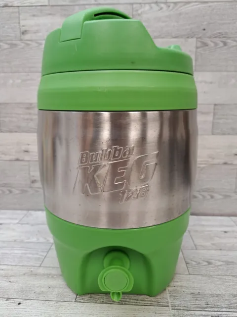 Bubba Keg Thermos 128oz 3.8L Stainless Steel Lime Green Large Spout Insulated