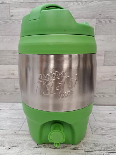 Bubba Keg Thermos 128oz 3.8L Stainless Steel Lime Green Large Spout Insulated