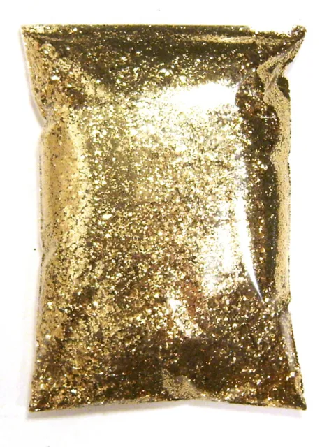 15oz / 444ml Golden Sand, .025" Metal Flake, Paint Additive Metallic Metalflake