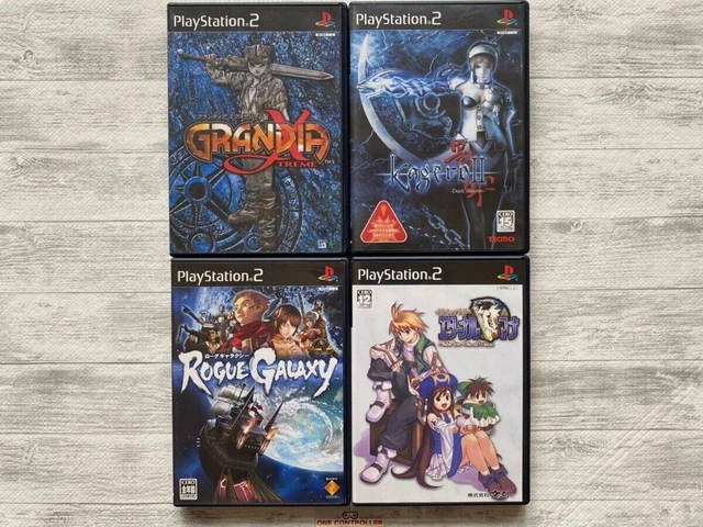 SONY PS2 Grandia Xtreme & Kagero Ⅱ & Rogue Galaxy & Eternal Mana set from...