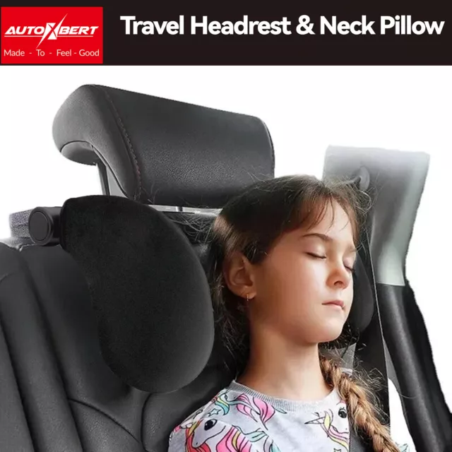 Für Erwachsene Kinder Reise Autositz Kissen Kopfstütze Nackenstütze Schlafkissen