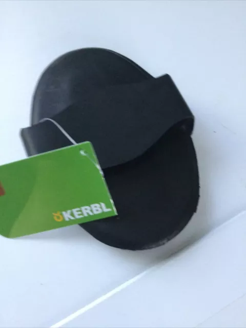 Kerbl Large Black Rubber Curry Comb - Horse Pony Grooming