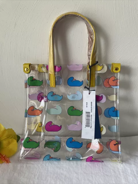 DOONEY & BOURKE DB Lunch Small SHOPPER TOTE HANDBAG CLEAR Transparent DUCK🌺New