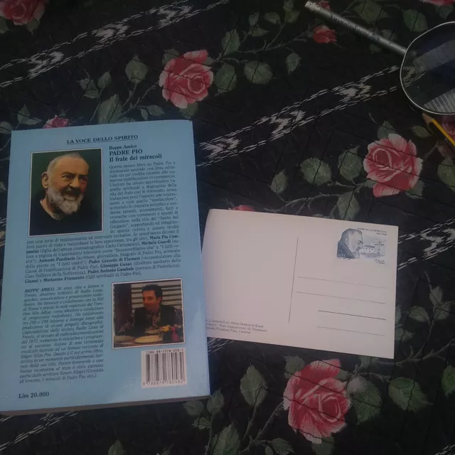 Beppe Amico Padre  Pio Il Frate Dei Miracoli Riverdito Editore  Con Cartolina... 2