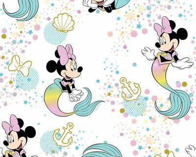 100% cotone stampato il piccolo JOHNNY Disney Minnie Mouse SIRENA 60" con licenza