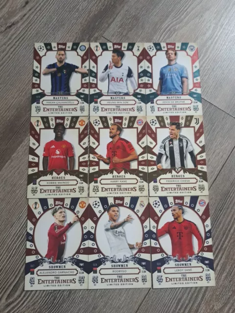 TOPPS MATCH ATTAX Champions League 2024 2025 The Entertainers 9