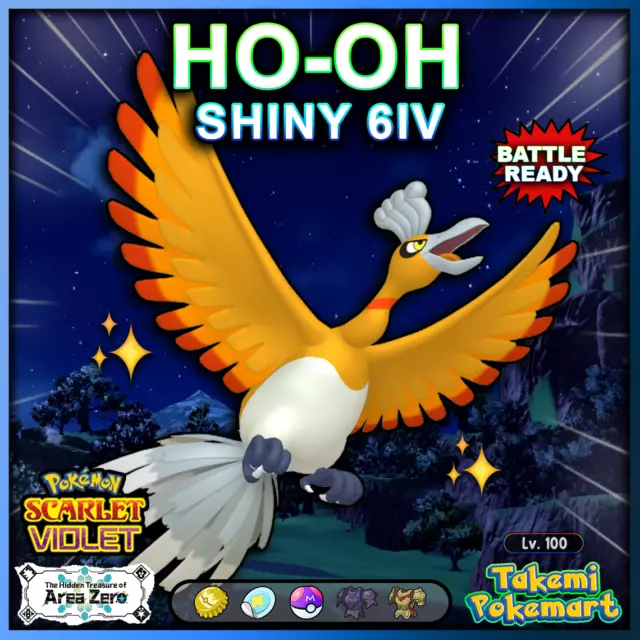 Ho-Oh • Competitive • 6IVs • Level 100 • Online Battle-Ready