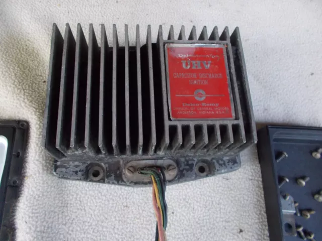 UHV Delco Remy CD Ignition Black Finned Aluminum Box DEX58 318 12VN 1970s GM?AMC UHV Delco Remy CD Ignition Black Finned Aluminum Box DEX58 318 12VN 1970s GM?AMC