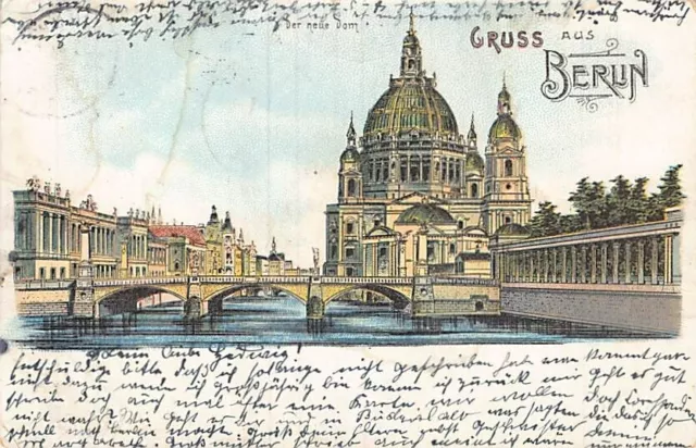 Postcard Germany: Gruss aus Berlin, Posted 1904, UDB