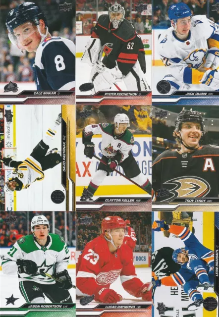 2023-24 Upper Deck Series 2 Base Cards 251/450 U Pick 3 Cards Purchase Required