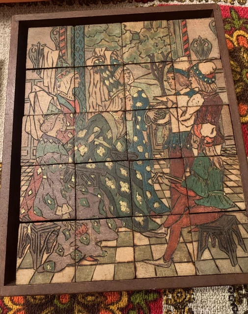 COFFRET de PYROGRAVURE FIN XIXème Siècle - Objets divers (13079118